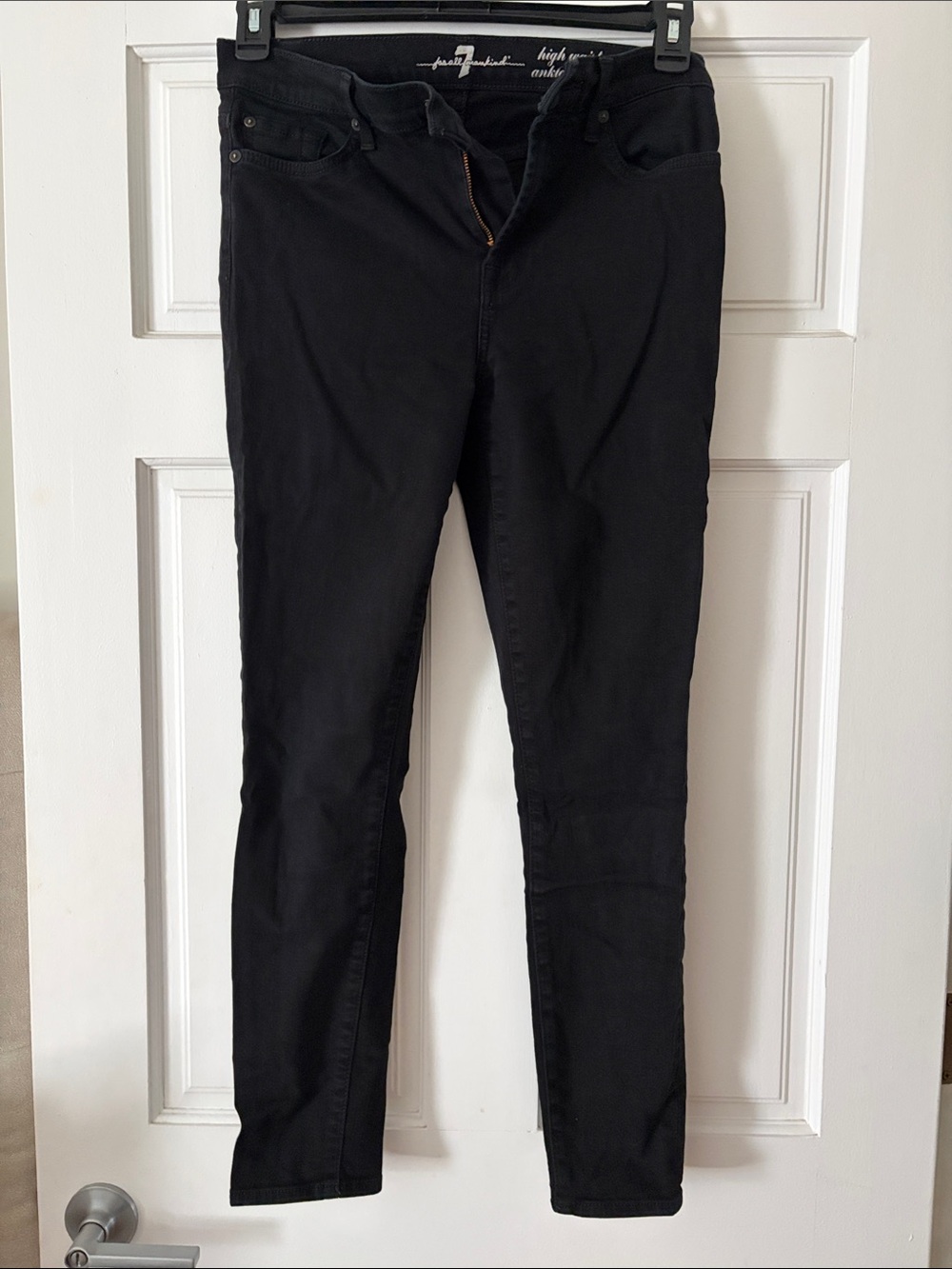 7 For All Mankind Women's Skinny Jeans - Black